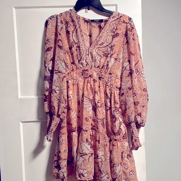 Beautiful contemporary dress pink & purple - Picture 4 of 4